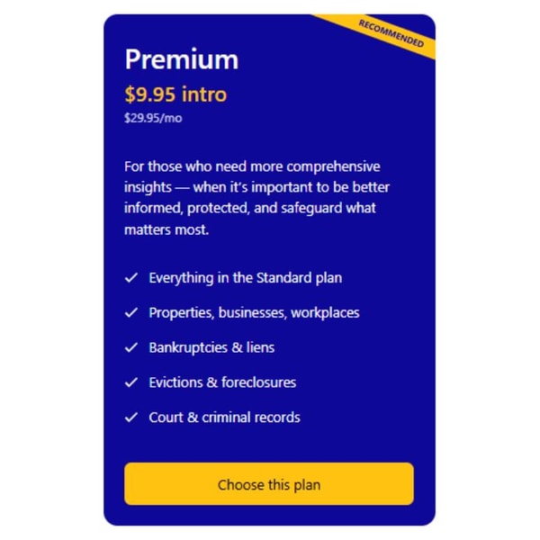 PeopleFinders Premium Membership Review