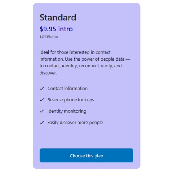 PeopleFinders Standard Membership Review