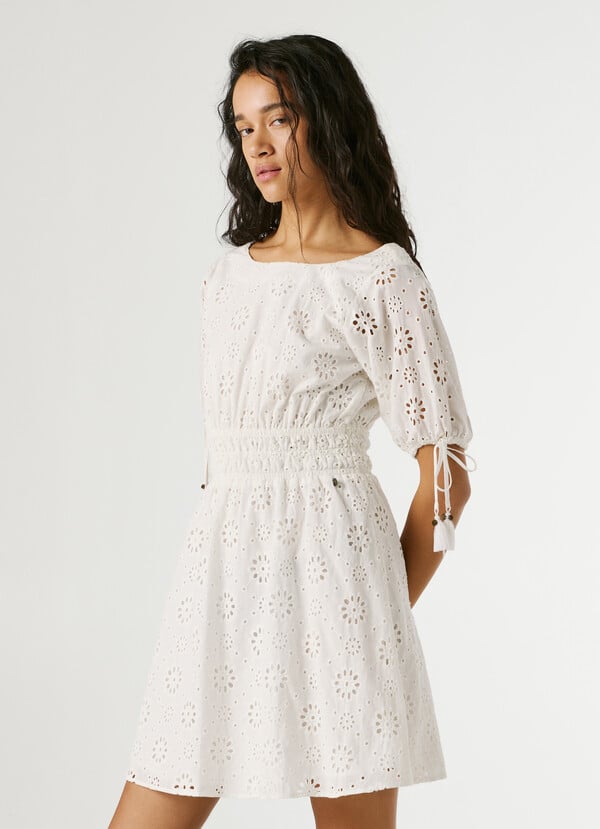 Pepe Jeans London Openwork Detail Mini Dress Review