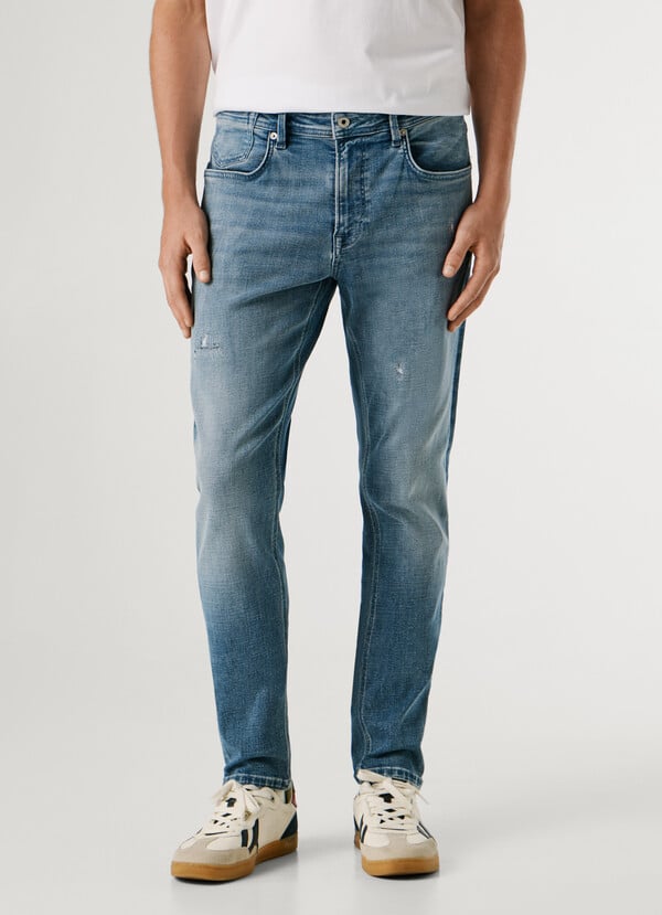 Pepe Jeans London Taper Fit Mid-Rise Jeans Stanley Review