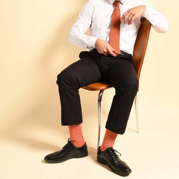 Peper Harow Orange Crosslet Tie & Socks Men's Gift Box Review