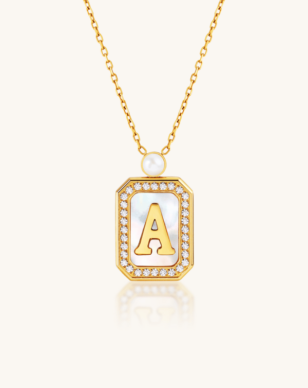 PERLVOYA GlamBottle Duo Initial Necklace Review