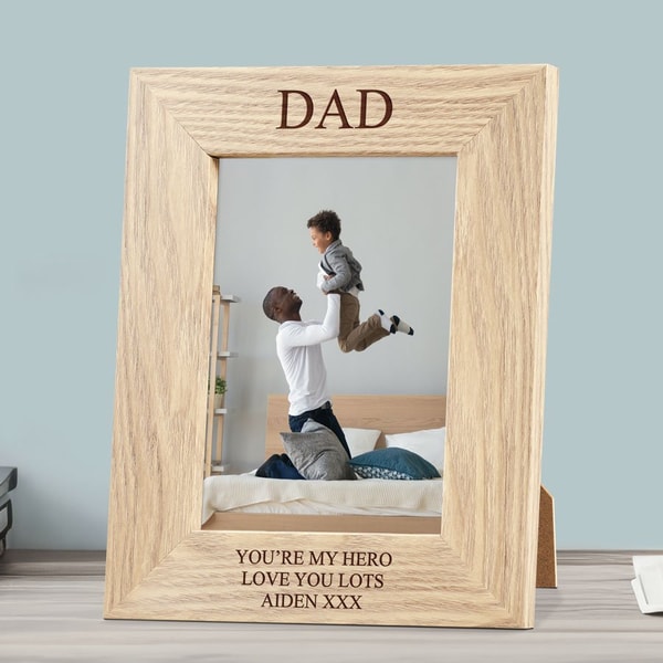 Personalised Gifts Shop Wooden Photo Frame - Slogan & Message Review