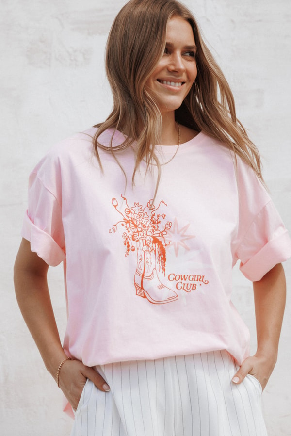 Petal & Pup Alanna Cowgirl Club Graphic Tee Review