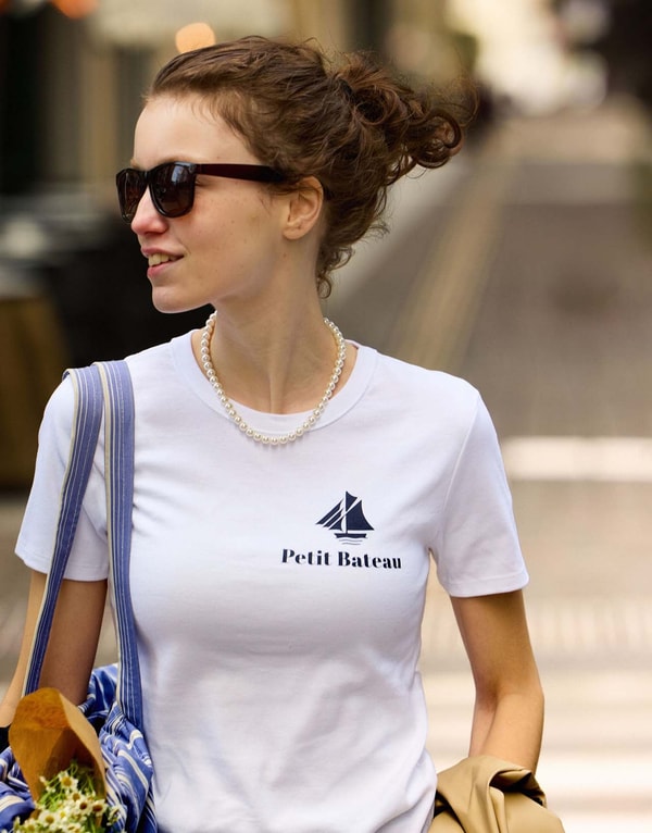 Petit Bateau  PBプリントクルーネック半袖Ｔシャツ レビュー