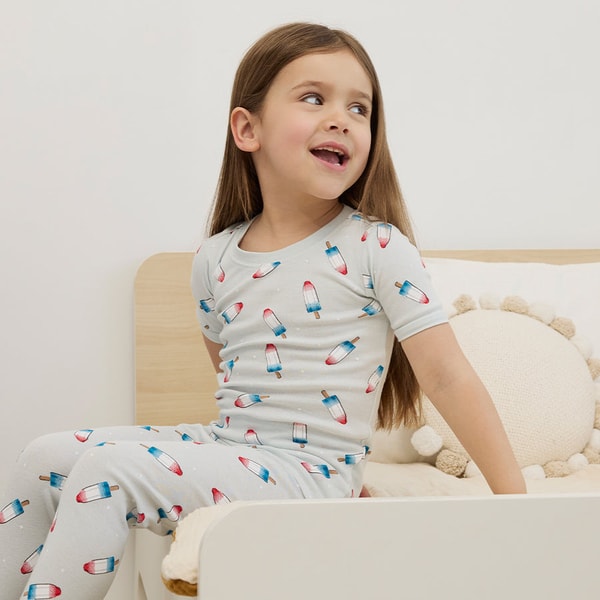 Petit Lem Ice Pop Print on Sky Blue Short-Sleeved PJ Set Review