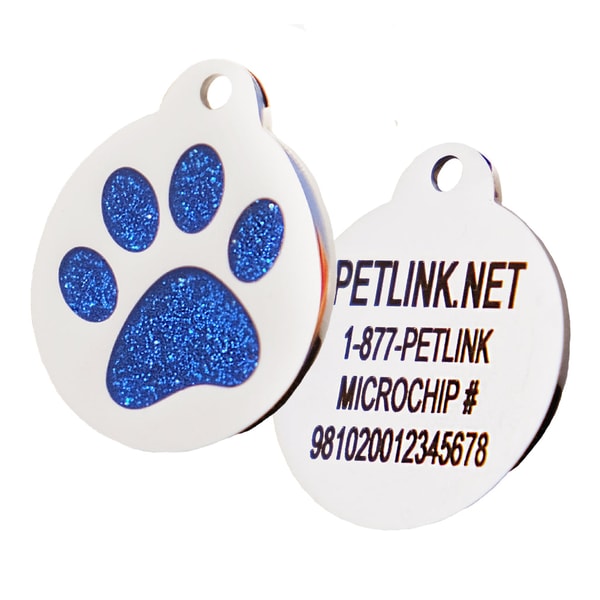 PetLink Glitter Pawprint Collar Tag Review