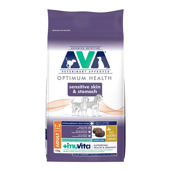 Pets at Home AVA Optimum Health Sensitive Skin & Stomach Dry Dog Food 15kg Review