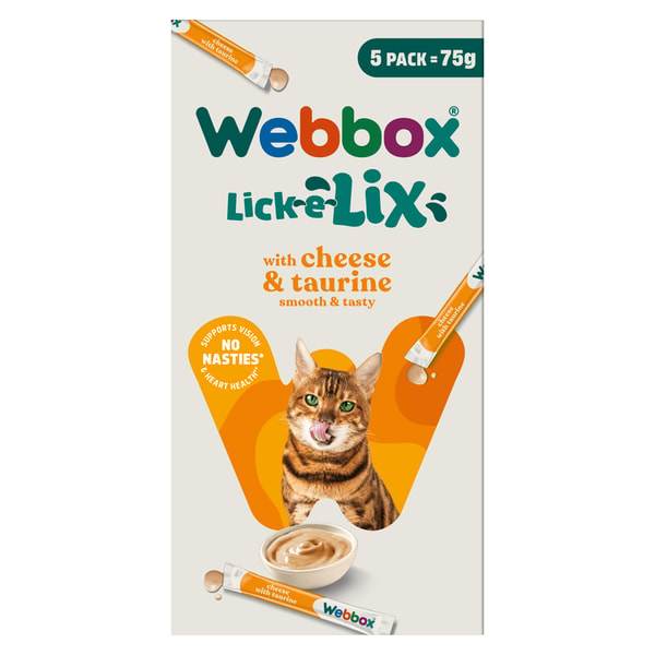 Pets at Home Webbox Lick-e-Lix Creamy Lickable Cat Treats Cheese & Taurine Review