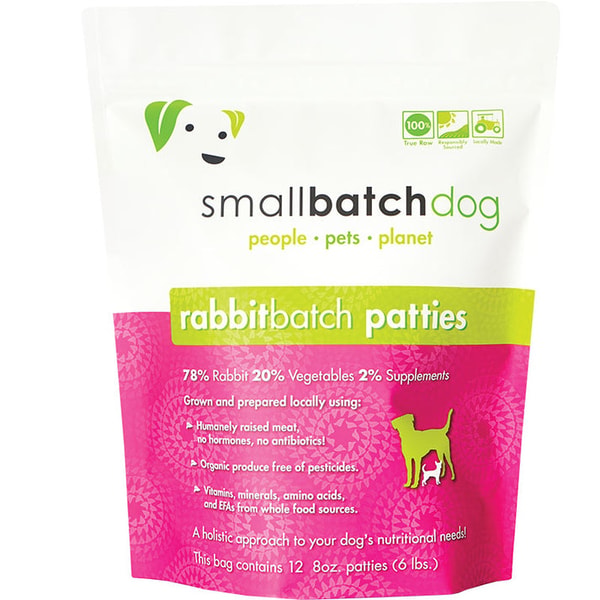 Small Batch Dog Frozen Rabbit Patties Review