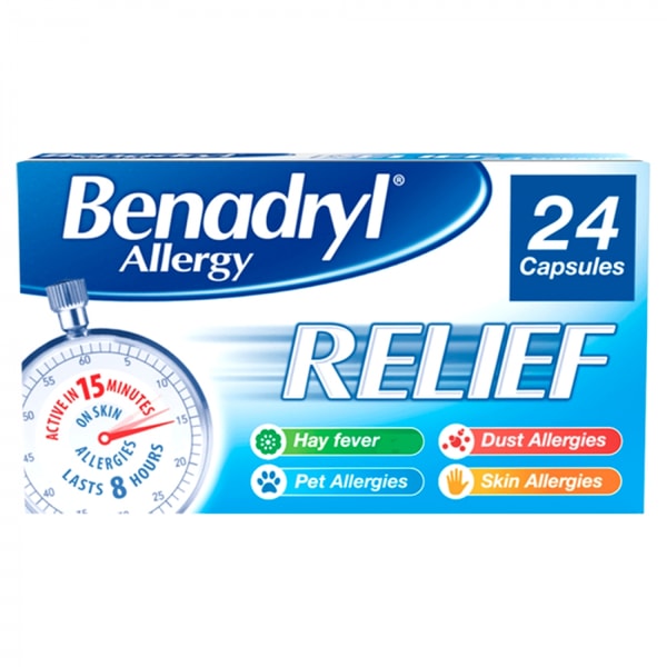 Pharmacy2U Benadryl Allergy Relief 24 Capsules Review