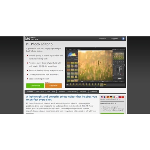 Photo-Toolbox.com PT Photo Editor Review