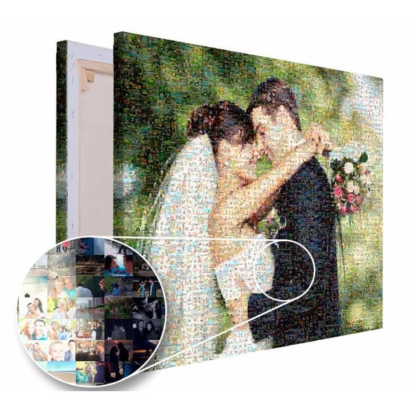 Pimavo Fotomosaik auf Fotopapier &ndash; Mosaikbilder Poster Aluminiumrahmen Bewertung