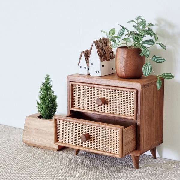 Pinkoi Teak Mini Double-Drawer 评论