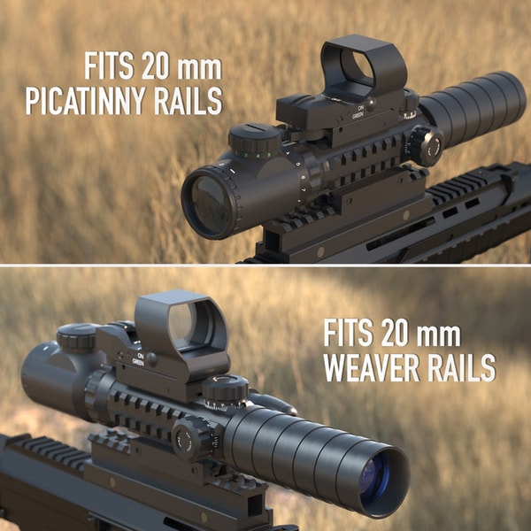 Pinty Scopes 3-in-1 Rifle Scope Combo Review