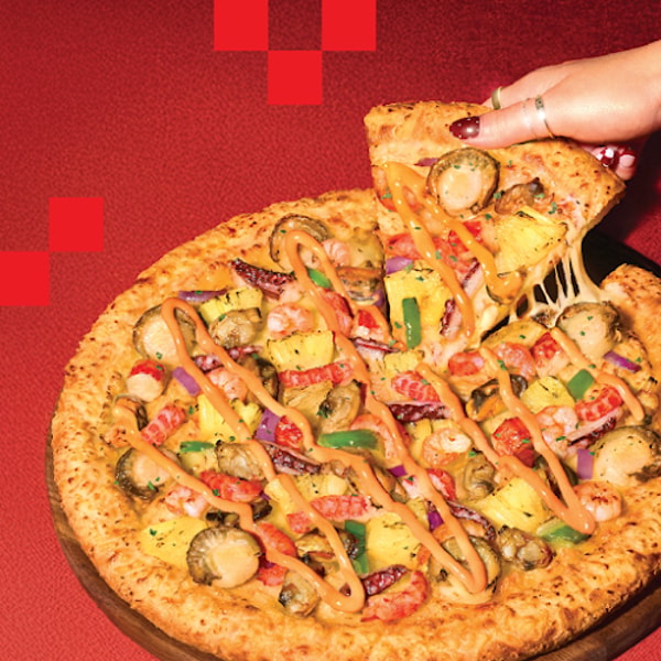 Pizza Hut 雙重千島海鮮 - 芝脆鬆厚批 Review