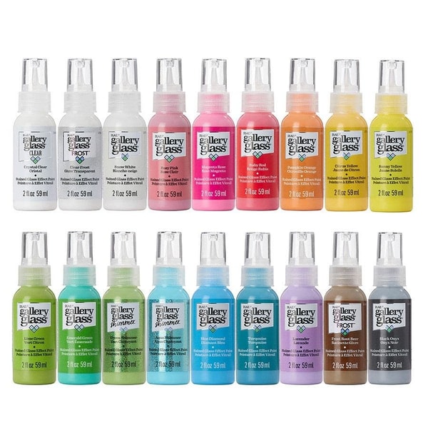 Plaid Crafts Gallery Glass Paint Set - Best Sellers Set 2 Review