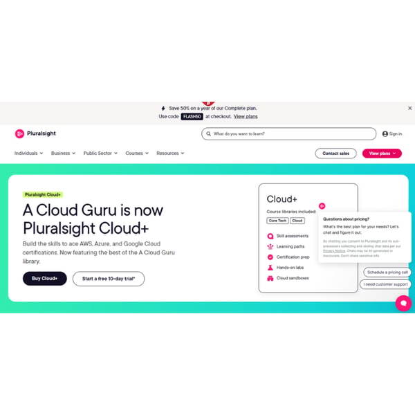 Pluralsight Cloud+ Plan Review