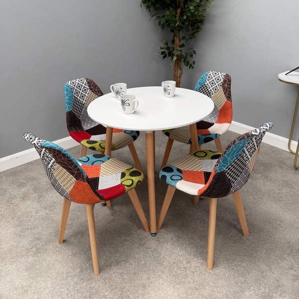 PN Home Patchwork Halo Dining Table Set Review