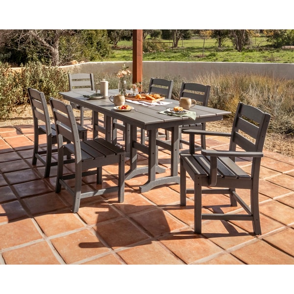 POLYWOOD Lakeside 7-Piece Farmhouse Dining Set Review