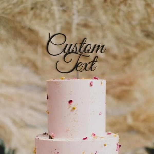 Pomchick Wooden Custom Cake Topper Review