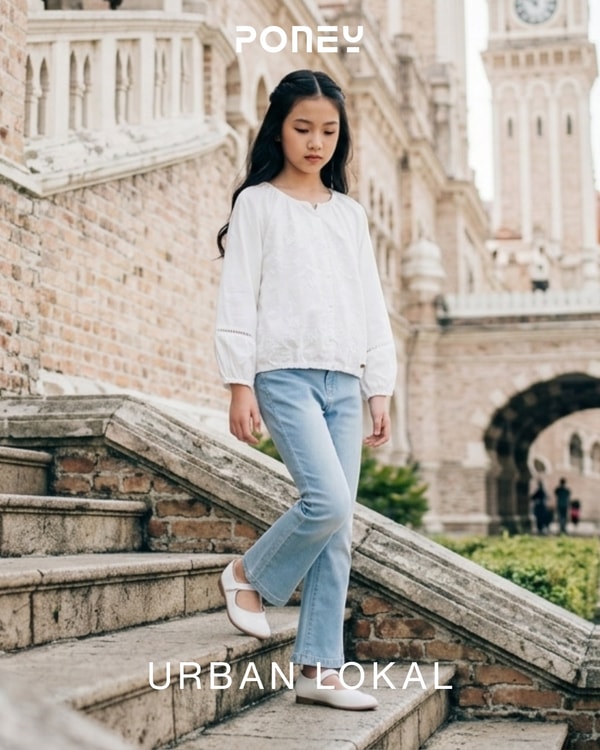 PONEY Long Sleeve Applique Embroidered Blouse Ulasan