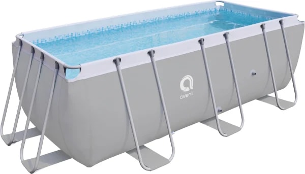 Pool-Stop.de Avenli Frame Rectangular Pool 400 x 207 x 122 cm, Aufstellpool, rechteckig, ohne Pumpe, Ersatzpool, grau Bewertung