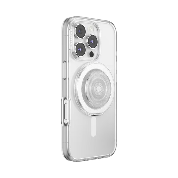 PopSockets Clear Glitter &mdash; MagSafe Kick-Out Grip and Stand Avis