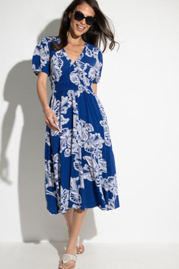 Pour Moi Danielle Elasticated Chanel Tiered Midi Dress Review