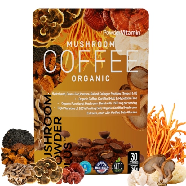 PowderVitamin Mushroom Powder Plus Coffee Reviews