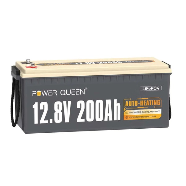 Power Queen 12.8V 200Ah Self-Heating LiFePO4 Battery Review