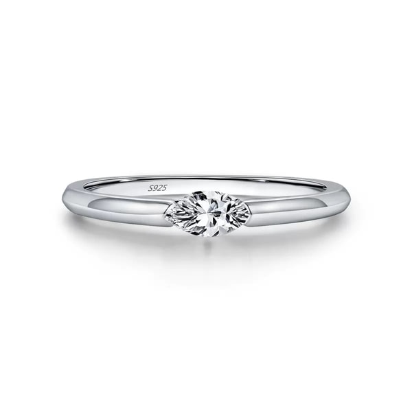 PRJewel 925 Silver Solitaire Marquise CZ Rings Review