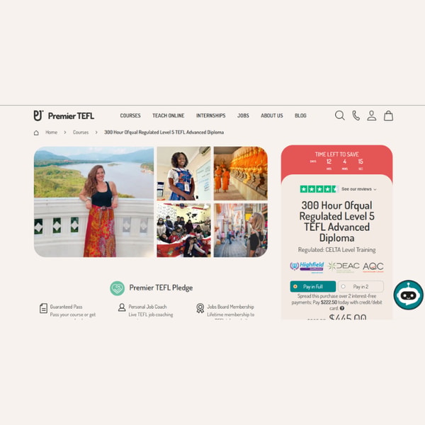 Premier TEFL 300 Hour Level 5 TEFL Advanced Diploma Review