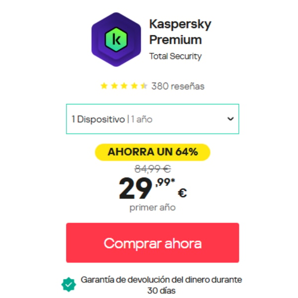 Kaspersky Premium Total Security Rese&ntilde;a