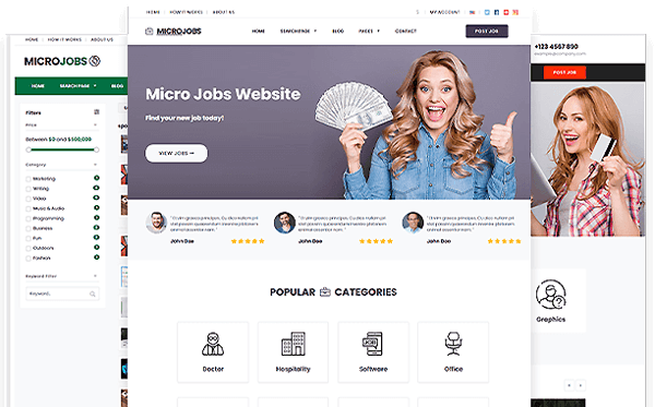 PremiumPress Micro Jobs Theme Review