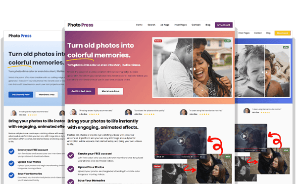 PremiumPress AI Headshot Theme Review