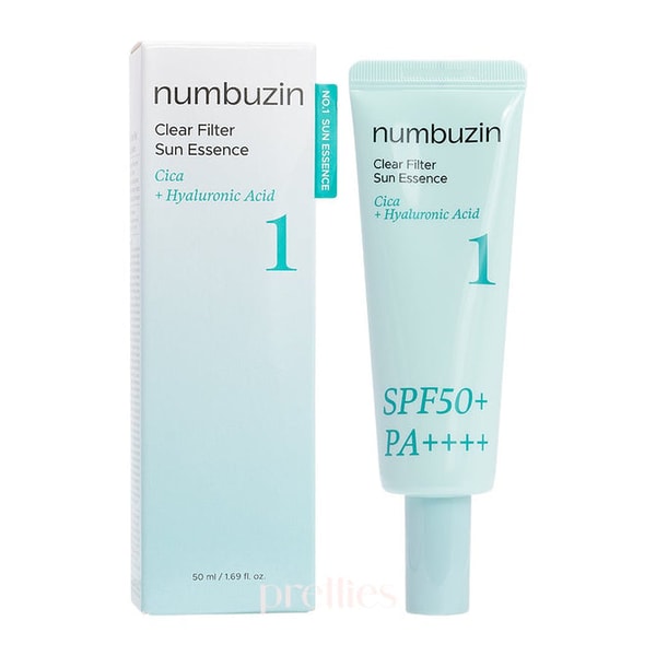 Pretties numbuzin No.1 Clear Filter Sun Essence SPF50+ PA++++ 50ml Review