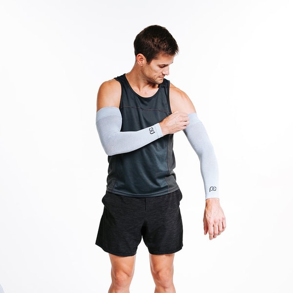 PRO Compression Arm Sleeves Heather Grey Reviews