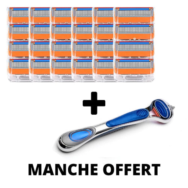 promodepot-boutique Lot de 24 lames de rasoir + manche offerte Avis