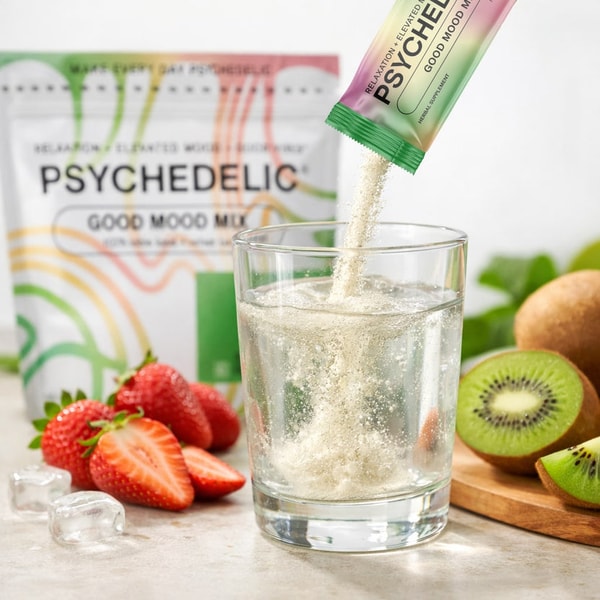 Psychedelic Water Strawberry Kiwi Good Mood Mix Review