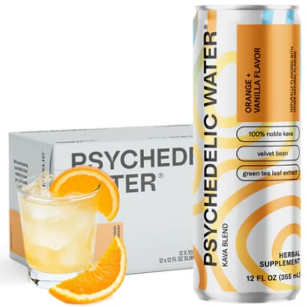 Psychedelic Water Orange + Vanilla 12 Pack review