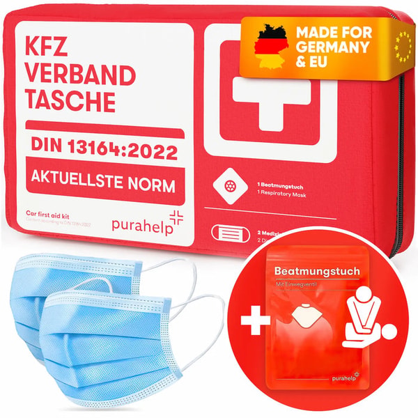 Purahelp KFZ Verbandskasten Bewertung