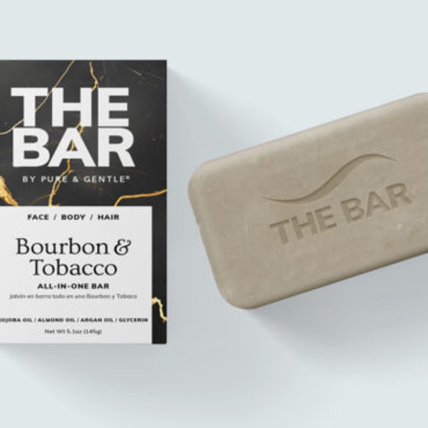 Pure and Gentle Soap Bourbon & Tobacco Bar Review