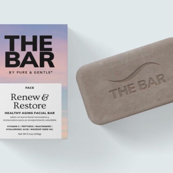 Pure and Gentle Soap Renew & Restore Healthy Aging Facial Bar Review