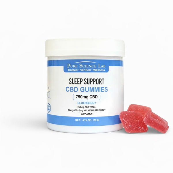 Pure Science Lab Sleep Support 750mg CBD Gummies Review