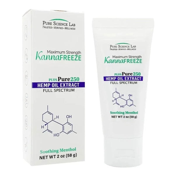 Pure Science Lab KannaFreeze CBD Topical Muscle and Joint Cream Review
