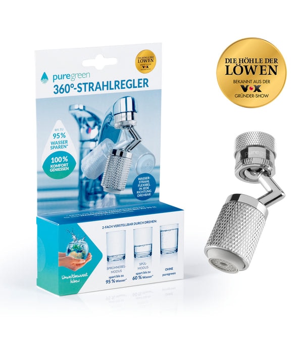 puregreen Wassersparer Waschbecken mit 360 Grad Gelenk Review