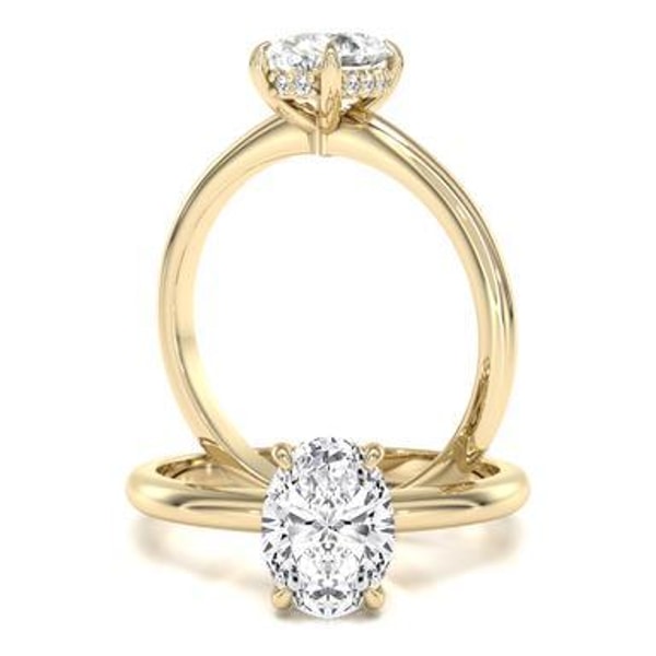 Purely Diamonds Lab Grown Oval Cut Diamond Hidden Halo Ring Review