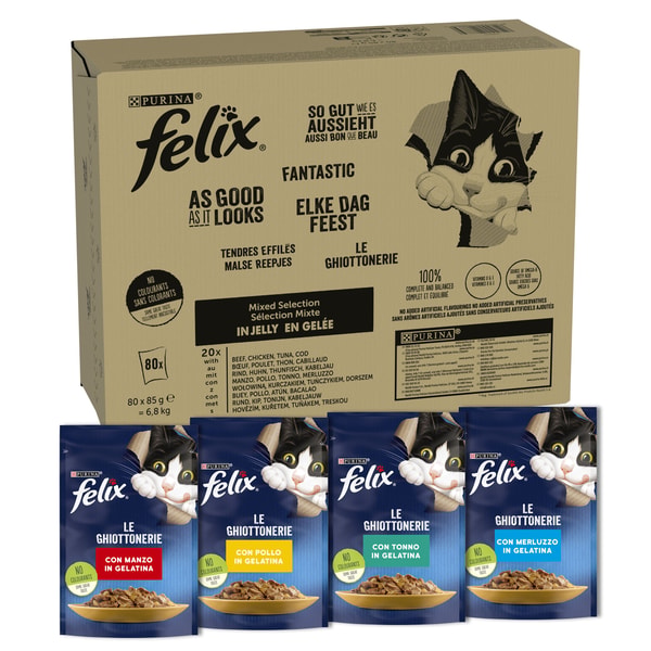 Purinashop FELIX MULTIPACK GHIOTTONERIE recensione