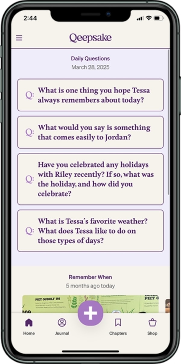 Qeepsake Mobile App Reviews